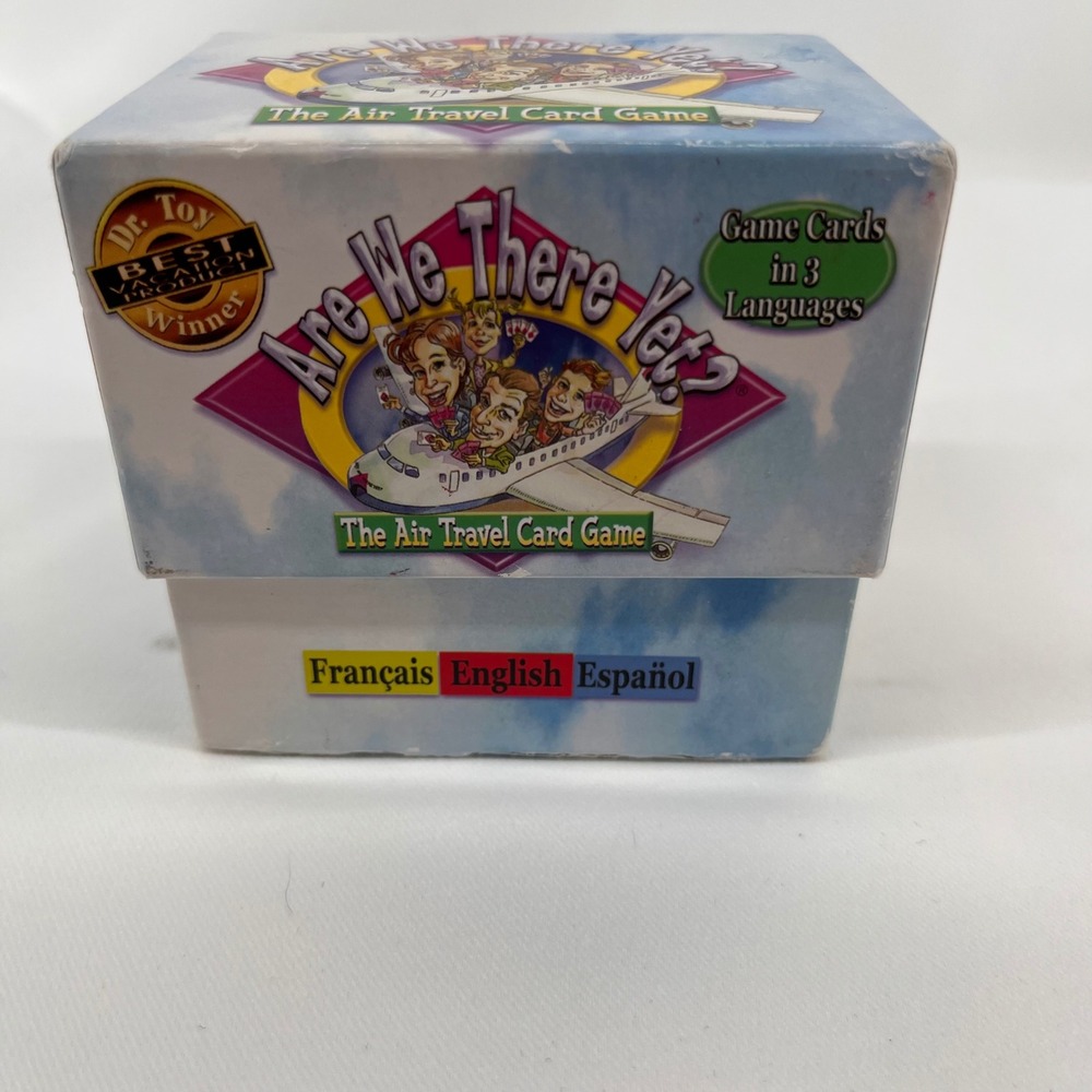 Are We There Yet The Air Travel Card Game Trilingual English French Spanish 003